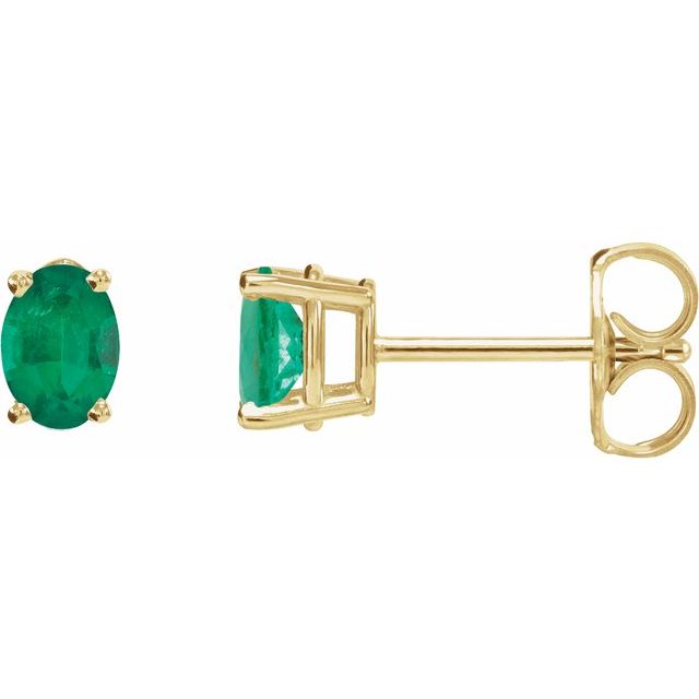 Natural Emerald | Oval | 6 x 4mm | Lab-Grown Emerald | Oval | 6 x 4mm | Lab-Grown Emerald | Oval | 7 x 5mm