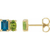 Natural London Blue Topaz | Emerald | 5 x 3mm