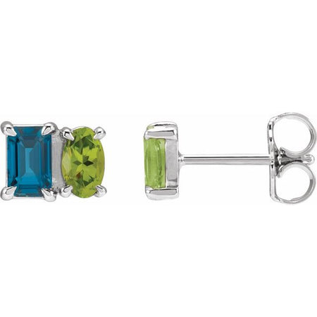 Natural London Blue Topaz | Emerald | 5 x 3mm