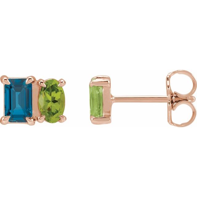 Natural London Blue Topaz | Emerald | 5 x 3mm