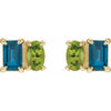 Natural London Blue Topaz | Emerald | 5 x 3mm
