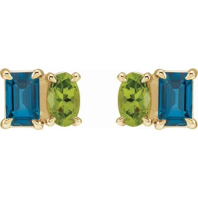 Natural London Blue Topaz | Emerald | 5 x 3mm