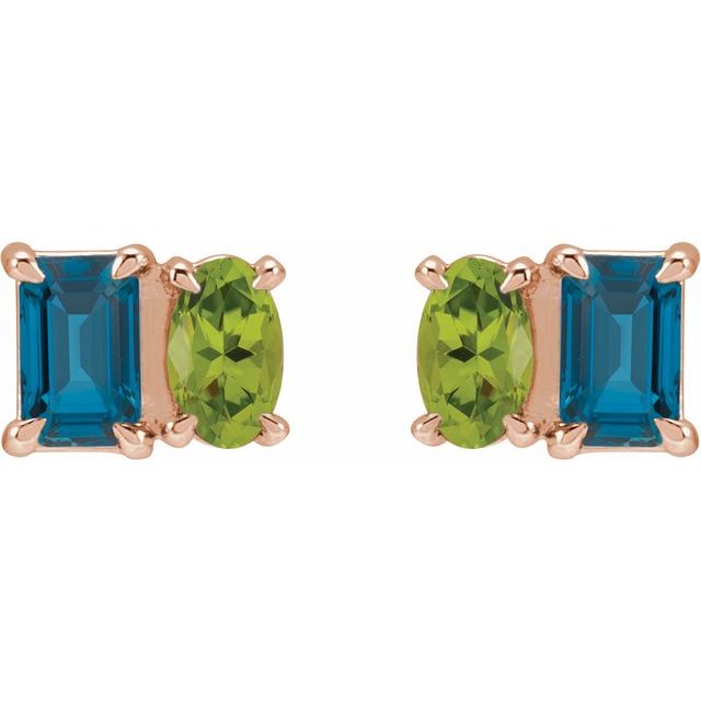 Natural London Blue Topaz | Emerald | 5 x 3mm
