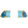 Natural Sky Blue Topaz | Emerald | 5 x 3mm