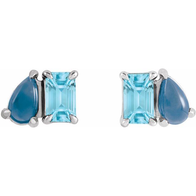 Natural Sky Blue Topaz | Emerald | 5 x 3mm