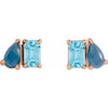 Natural Sky Blue Topaz | Emerald | 5 x 3mm