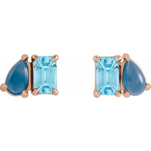 Natural Sky Blue Topaz | Emerald | 5 x 3mm