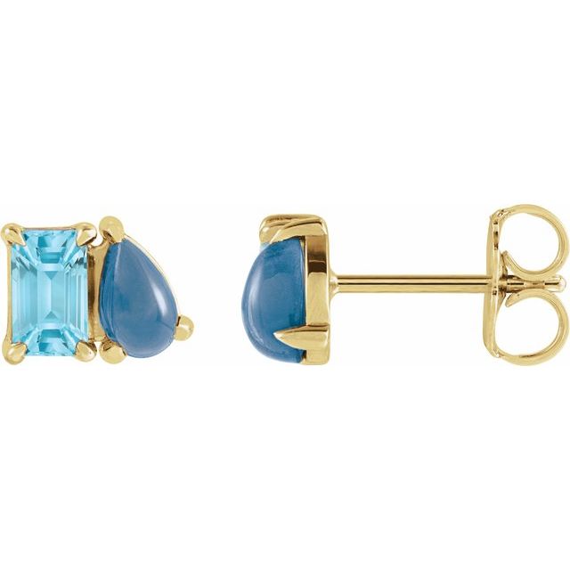 Natural Sky Blue Topaz | Emerald | 5 x 3mm
