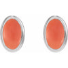 Natural Pink Coral | Oval | 5 x 3mm | Natural Pink Coral | Oval | 6 x 4mm