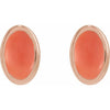 Natural Pink Coral | Oval | 5 x 3mm | Natural Pink Coral | Oval | 6 x 4mm