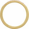 689237 / Ring / Set / 14K Yellow / Natural Pink Tourmaline / Round / 1.5 Mm / Polished / Natural Pink Tourmaline Stackable Ring