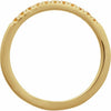 689237 / Ring / Set / 14K Yellow / Natural Citrine / Round / 1.5 Mm / Polished / Natural Citrine Stackable Ring