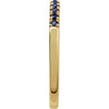 689237 / Ring / Set / 14K Yellow / Natural Blue Sapphire / Round / 1.5 Mm / Polished / Natural Blue Sapphire Stackable Ring