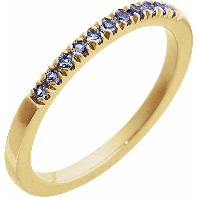 Natural Alexandrite Stackable Ring