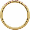 689237 / Ring / Set / 14K Yellow / Natural Ruby / Round / 1.5 Mm / Polished / Natural Ruby Stackable Ring