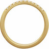 689237 / Ring / Set / 14K Yellow / Natural Diamond / Round / 1.5 Mm / Polished / 1/6 Ctw Natural Diamond Stackable Ring