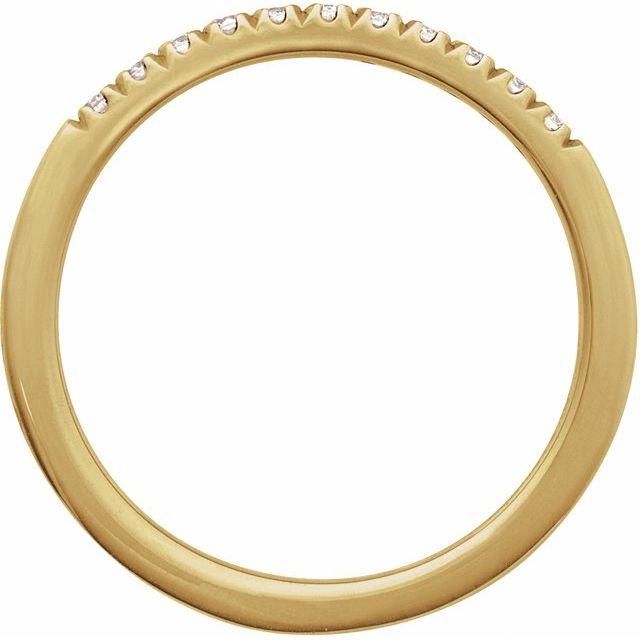 689237 / Ring / Set / 14K Yellow / Natural Diamond / Round / 1.5 Mm / Polished / 1/6 Ctw Natural Diamond Stackable Ring