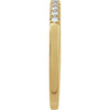 689237 / Ring / Set / 14K Yellow / Natural Diamond / Round / 1.5 Mm / Polished / 1/6 Ctw Natural Diamond Stackable Ring