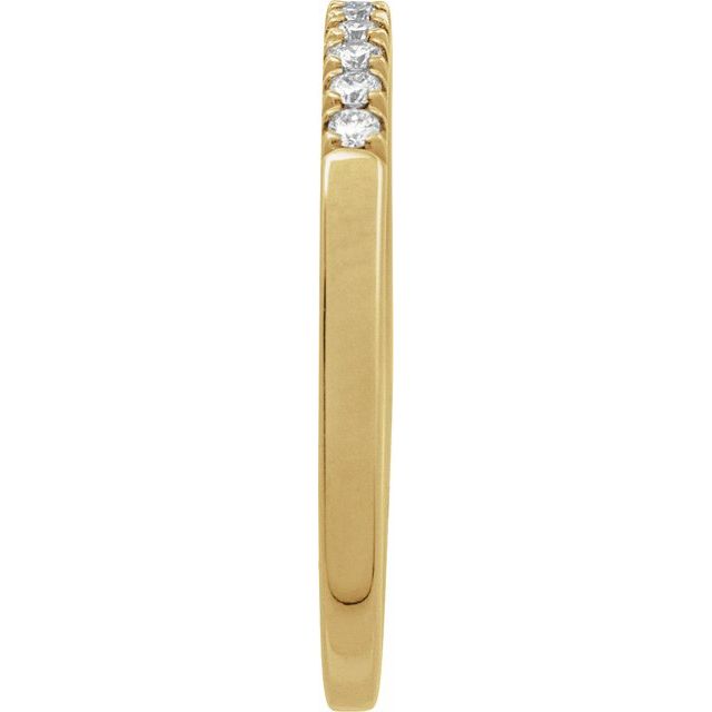 689237 / Ring / Set / 14K Yellow / Natural Diamond / Round / 1.5 Mm / Polished / 1/6 Ctw Natural Diamond Stackable Ring