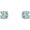 Natural Aquamarine | Round | 4mm