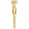 126993 / Ring / Set / 14K Yellow / Lab-Grown Diamond / Oval / 4 X 3 Mm / Polished / 1/6 Ct Lab-Grown Diamond Freeform Solitaire Ring