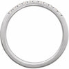 689237 / Ring / Set / 14K White / Natural Diamond / Round / 1.5 Mm / Polished / 1/6 Ctw Natural Diamond Stackable Ring