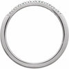 689237 / Ring / Set / 14K White / Natural Aquamarine / Round / 1.5 Mm / Polished / Natural Aquamarine Stackable Ring