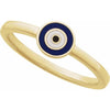 R50075 / Ring / 14K Yellow / Polished / Evil Eye Ring