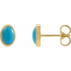 Natural Turquoise | Oval | 6 x 4mm