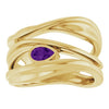 Natural Amethyst | Pear | 5 x 3mm