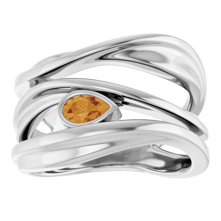 Natural Citrine | Pear | 5 x 3mm