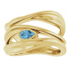 Natural Sky Blue Topaz | Pear | 5 x 3mm