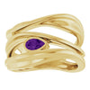 Natural Amethyst | Pear | 5 x 3mm