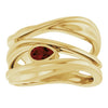 Natural Mozambique Garnet | Pear | 5 x 3mm