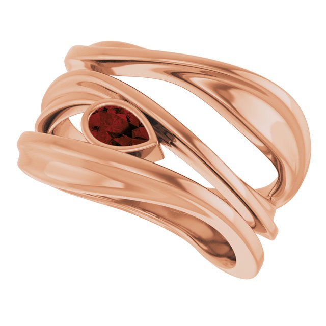 Natural Mozambique Garnet | Pear | 5 x 3mm