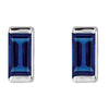 Lab-Grown Blue Sapphire | Straight baguette | 4 x 2mm