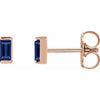 Lab-Grown Blue Sapphire | Straight baguette | 4 x 2mm