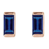 Lab-Grown Blue Sapphire | Straight baguette | 4 x 2mm