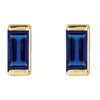Lab-Grown Blue Sapphire | Straight baguette | 4 x 2mm