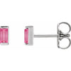 Natural Pink Tourmaline | Straight baguette | 4 x 2mm