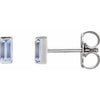 Natural Tanzanite | Straight baguette | 4 x 2mm