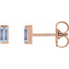 Natural Tanzanite | Straight baguette | 4 x 2mm