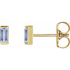 Natural Tanzanite | Straight baguette | 4 x 2mm