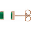 Lab-Grown Emerald | Straight baguette | 4 x 2mm