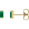 Lab-Grown Emerald | Straight baguette | 4 x 2mm