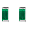 Lab-Grown Emerald | Straight baguette | 4 x 2mm