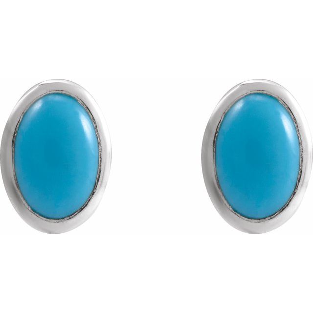 Natural Turquoise | Oval | 6 x 4mm