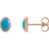 Natural Turquoise | Oval | 6 x 4mm
