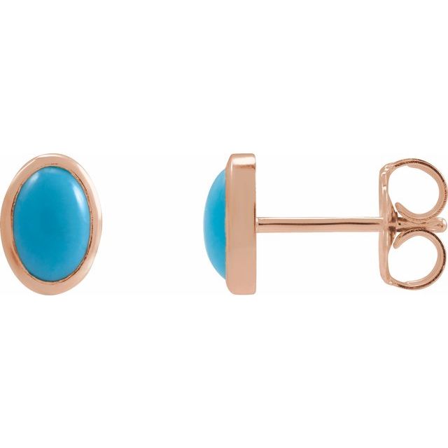 Natural Turquoise | Oval | 6 x 4mm