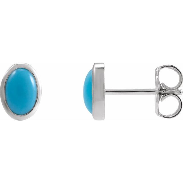 Natural Turquoise | Oval | 6 x 4mm
